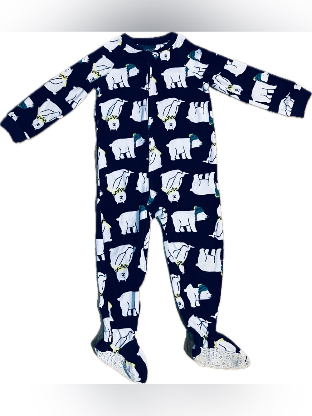 Carter's Toddler Boys Polar Bear Footed Pajamas - 4T